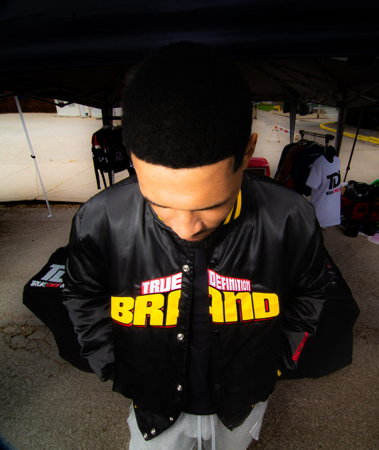 TDB Black & Yellow Bomber Jacket